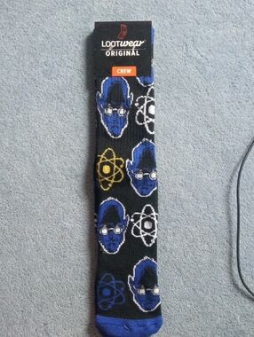 Loot Crate Black & Blue X‑Men Marvel Crew Socks